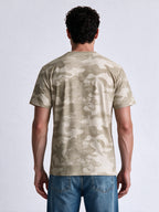 Men's Blended Printed Round Neck Regular Fit T-Shirt