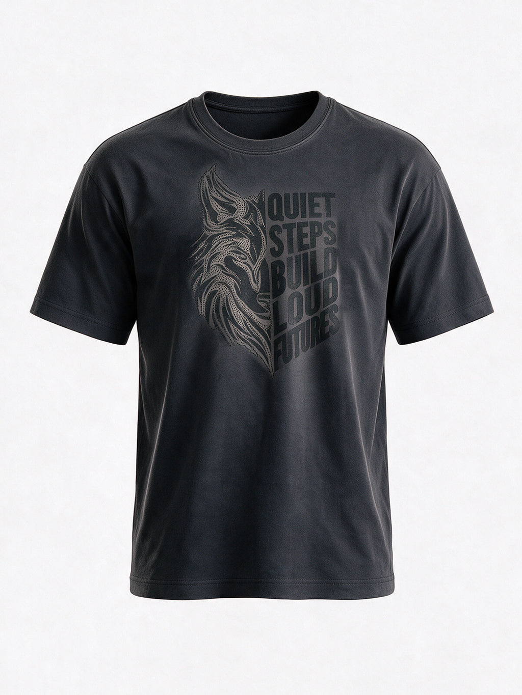 Men's Cotton Blend Printed Round Neck Regular Fit T-Shirt