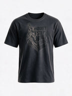 Men's Cotton Blend Printed Round Neck Regular Fit T-Shirt