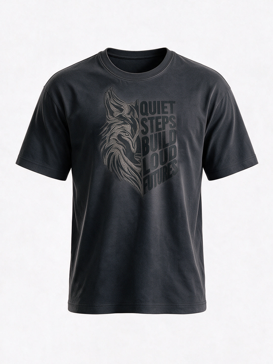 Men's Cotton Blend Printed Round Neck Regular Fit T-Shirt