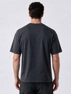 Men's Cotton Blend Printed Round Neck Regular Fit T-Shirt