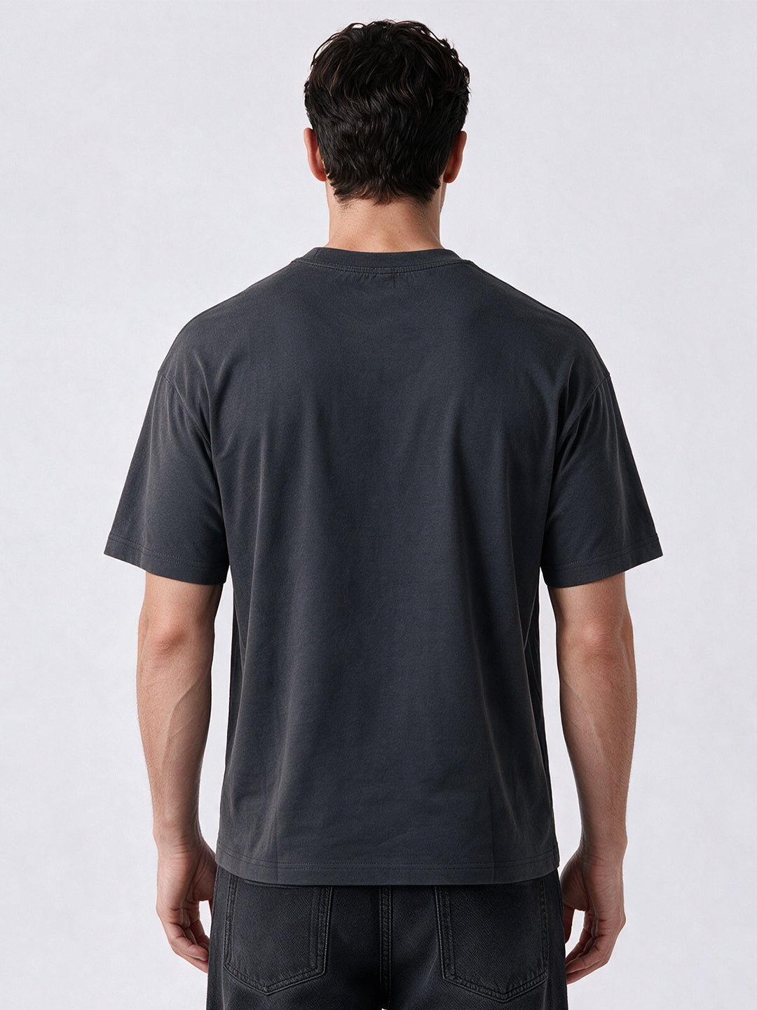 Men's Cotton Blend Printed Round Neck Regular Fit T-Shirt