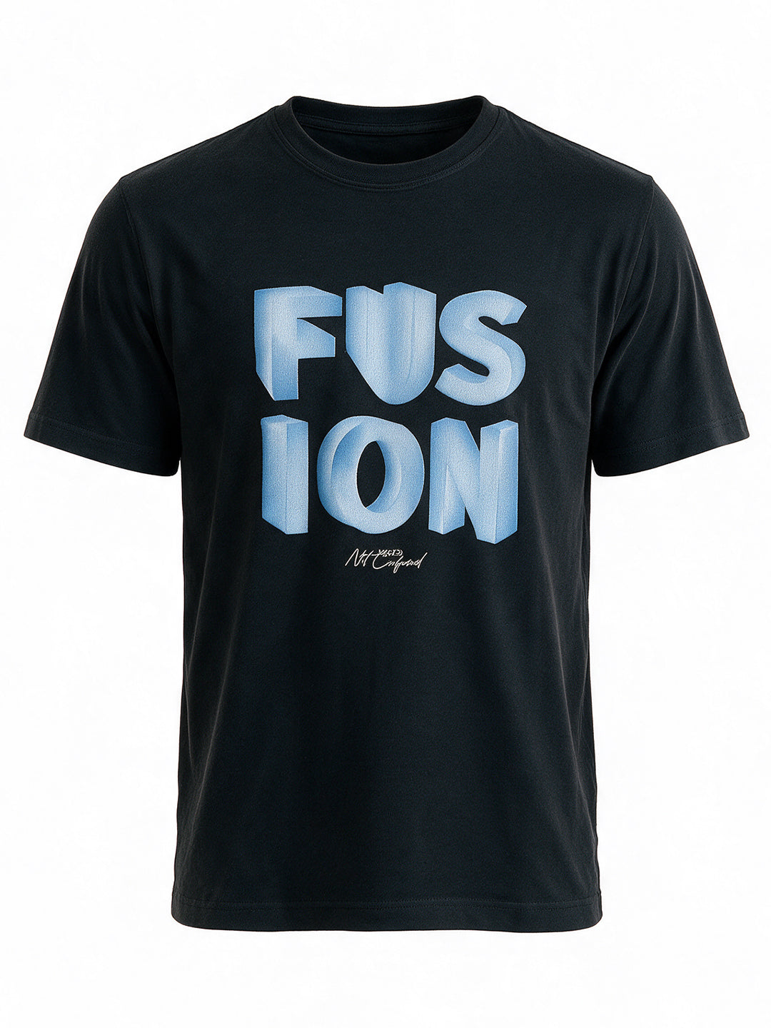 Men's Cotton Blend Printed Round Neck Regular Fit T-Shirt
