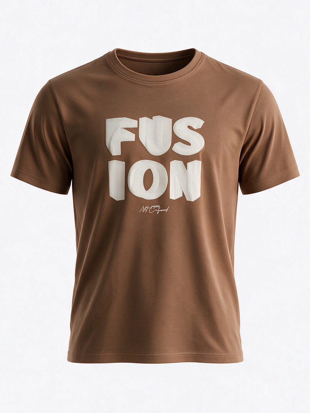 Men's Cotton Blend Printed Round Neck Regular Fit T-Shirt
