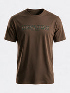 Men's Cotton Blend Printed Round Neck Regular Fit T-Shirt