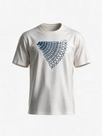 Men's Cotton Blend Printed Round Neck Regular Fit T-Shirt