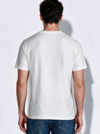Men's Cotton Blend Printed Round Neck Regular Fit T-Shirt
