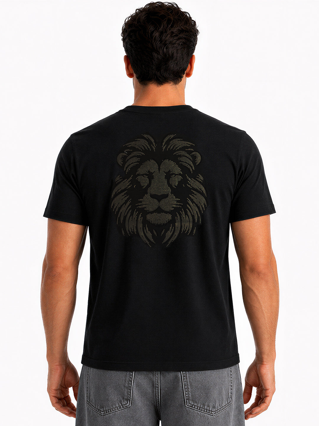 Printed Round Neck Regular Fit T-Shirt