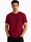 Overlapping Typography Printed T-shirt