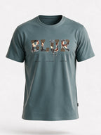 Men's Printed Round Neck Regular Fit T-Shirt