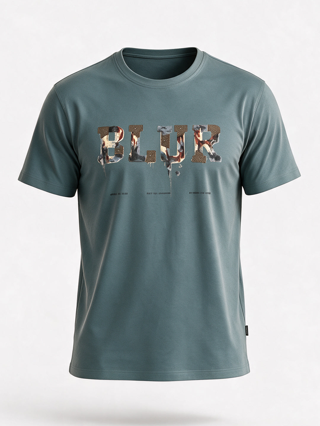Men's Printed Round Neck Regular Fit T-Shirt