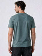 Men's Printed Round Neck Regular Fit T-Shirt