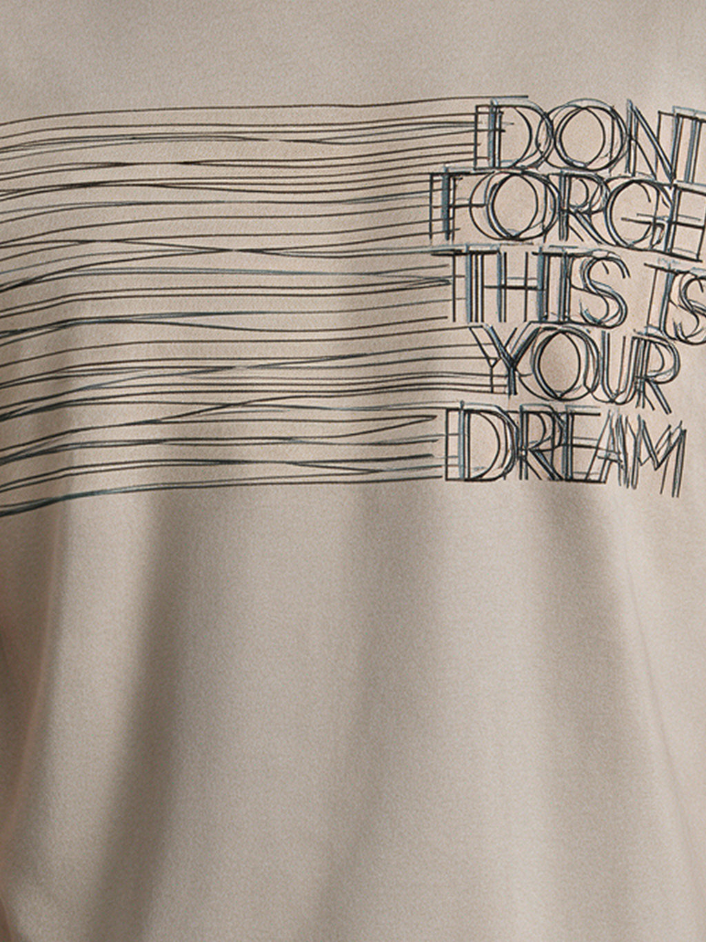 Men's Cotton Blend Printed Round Neck Regular Fit T-Shirt