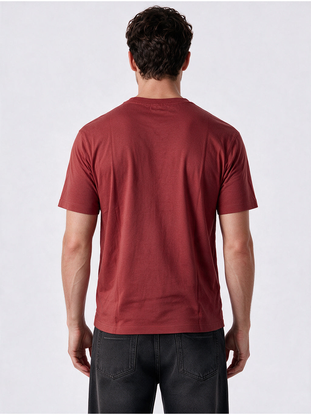 Men's Printed Round Neck Regular Fit T-Shirt