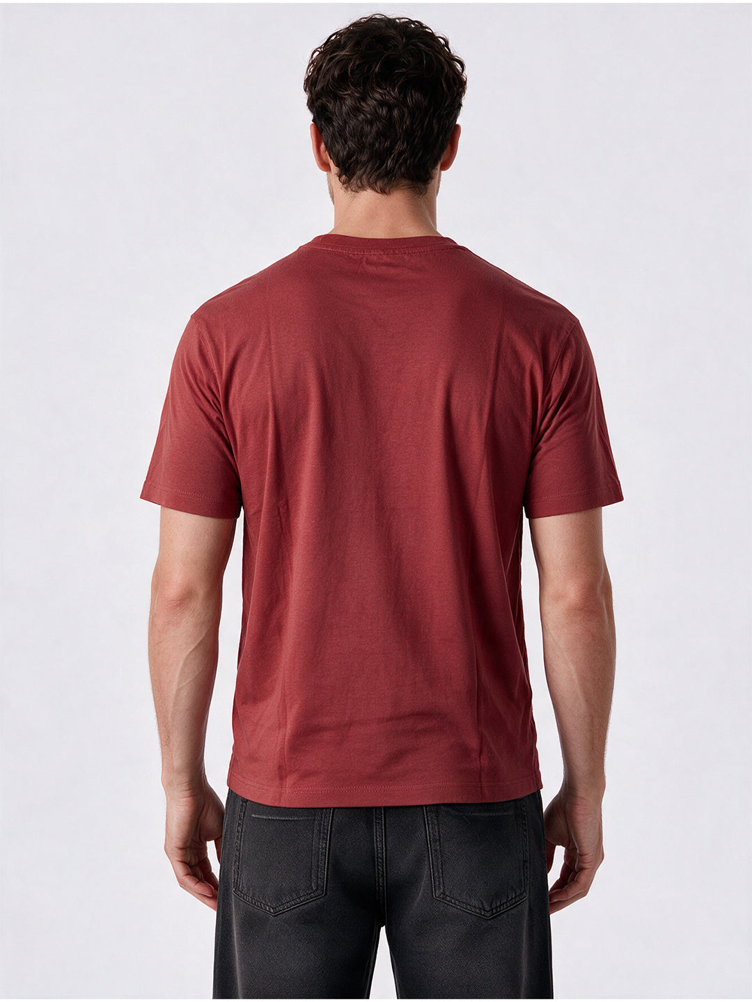 Men's Printed Round Neck Regular Fit T-Shirt
