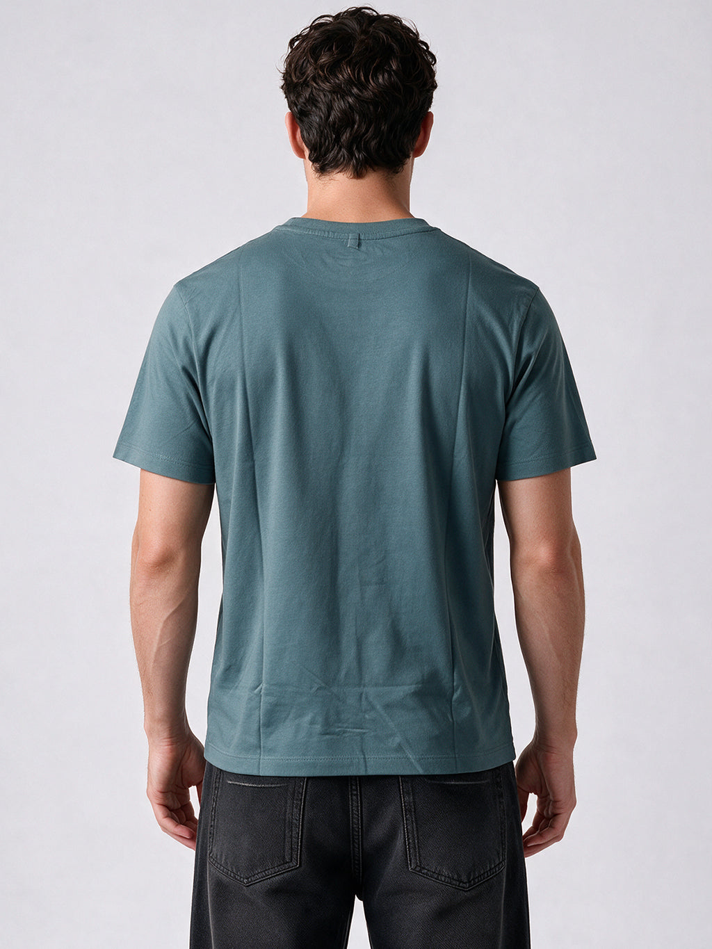 Men's Printed Round Neck Regular Fit T-Shirt