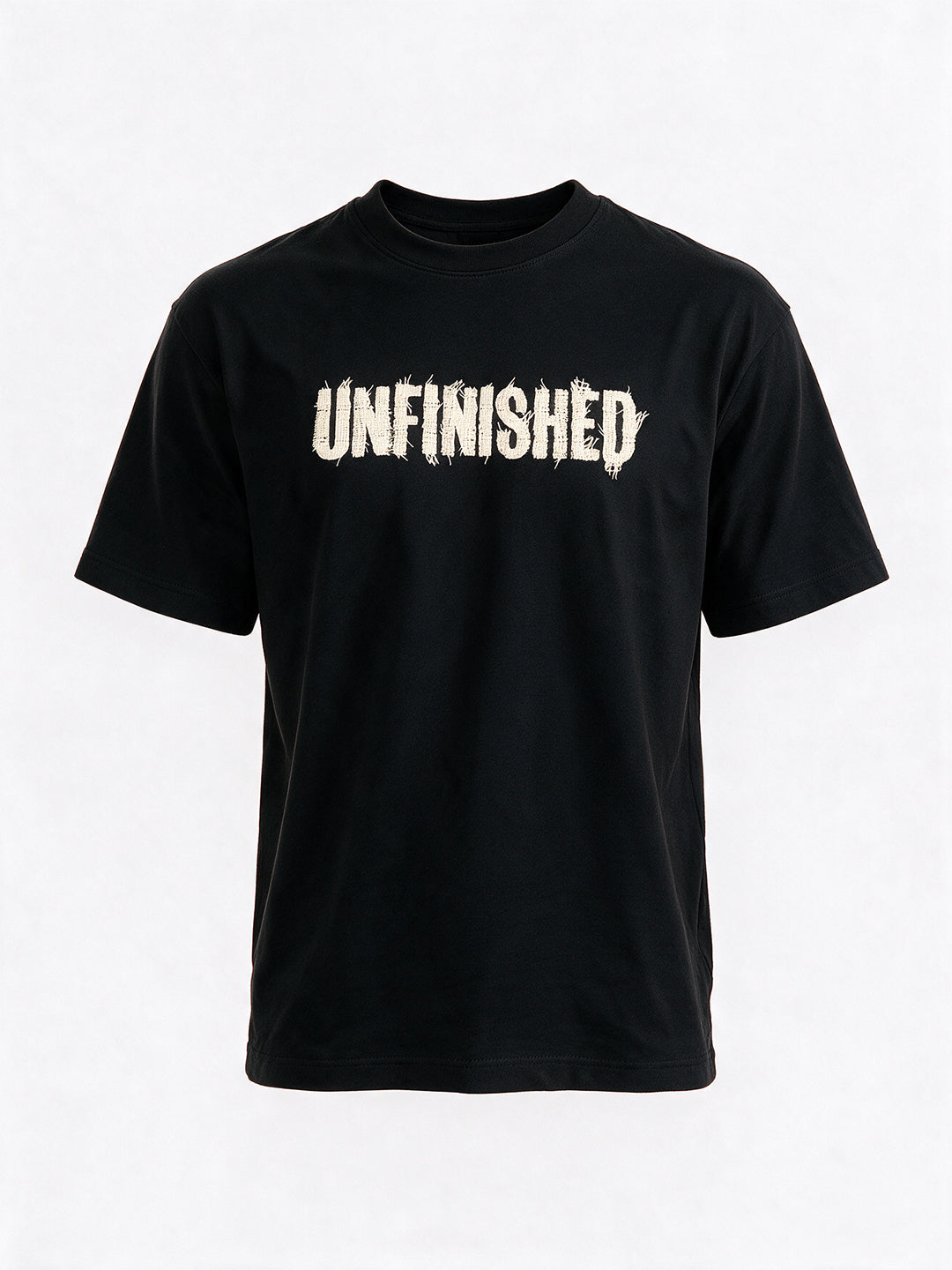 Men's Blended Printed Round Neck Regular Fit T-Shirt
