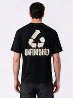 Men's Blended Printed Round Neck Regular Fit T-Shirt