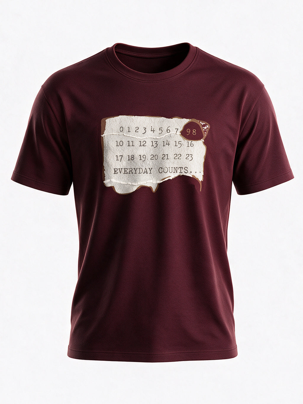 Men's Cotton Blend Printed Round Neck Regular Fit T-Shirt