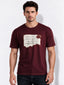 Men's Cotton Blend Printed Round Neck Regular Fit T-Shirt