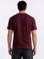 Men's Cotton Blend Printed Round Neck Regular Fit T-Shirt
