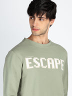 Mens Printed Round Neck Full Sleeve T-Shirt