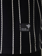 Men's Vertical Striped Full Sleeve Regular Fit T-Shirt