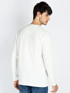 Men's Printed Round Neck Full Sleeve T-Shirt