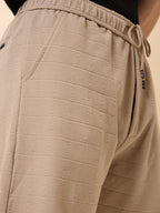 Mens Solid Regular Fit Drawstring Shorts