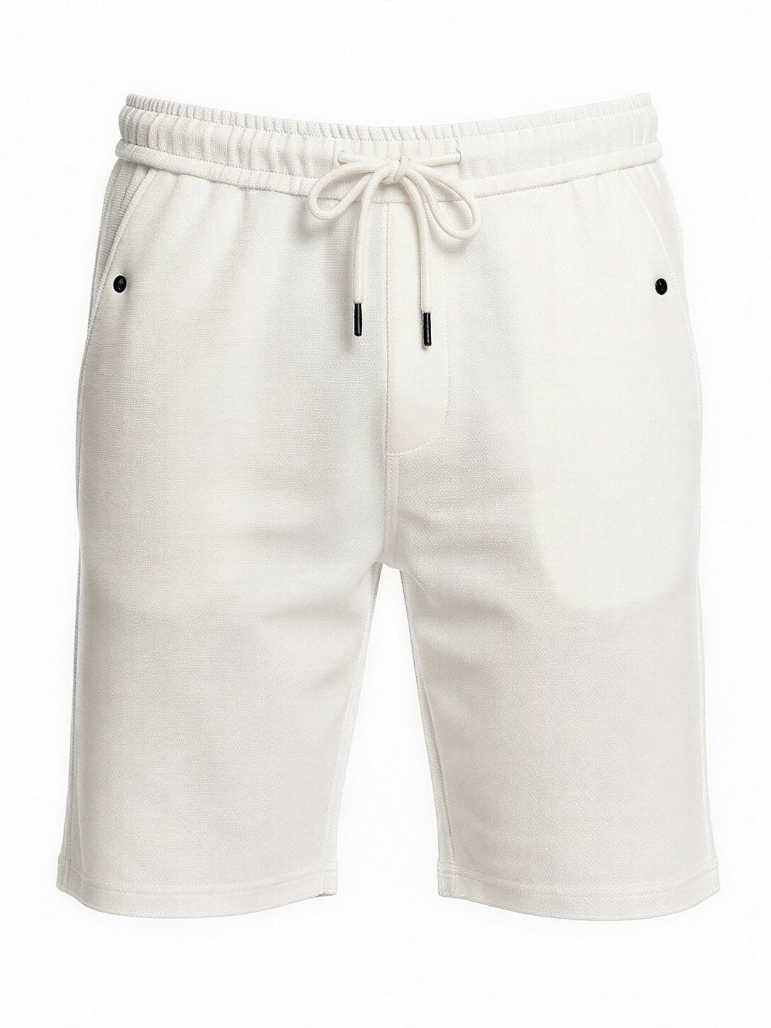 White Drawstring Shorts Secondary image