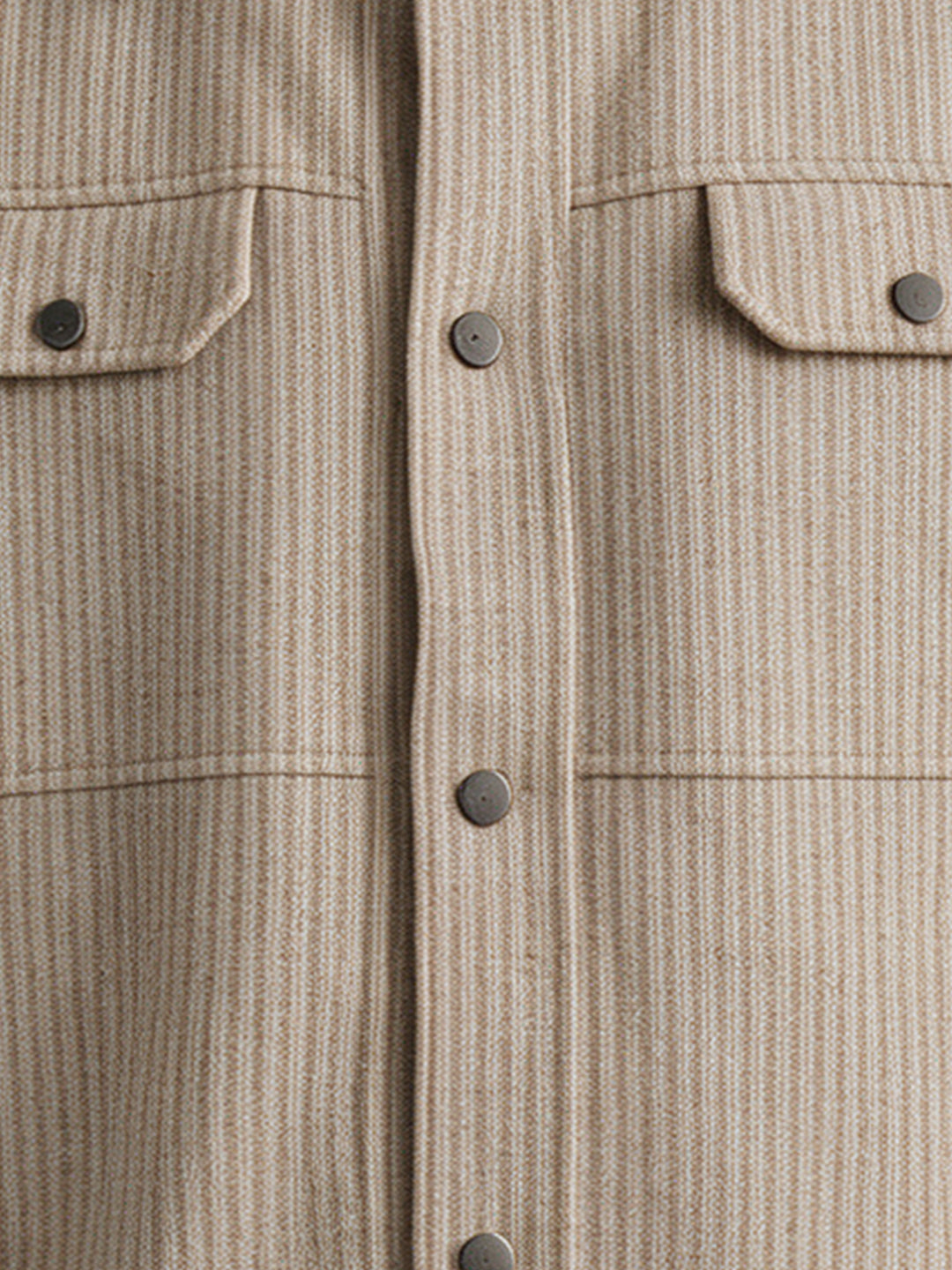 Men's Polyester Solid Regular Fit Long Sleeve Shacket