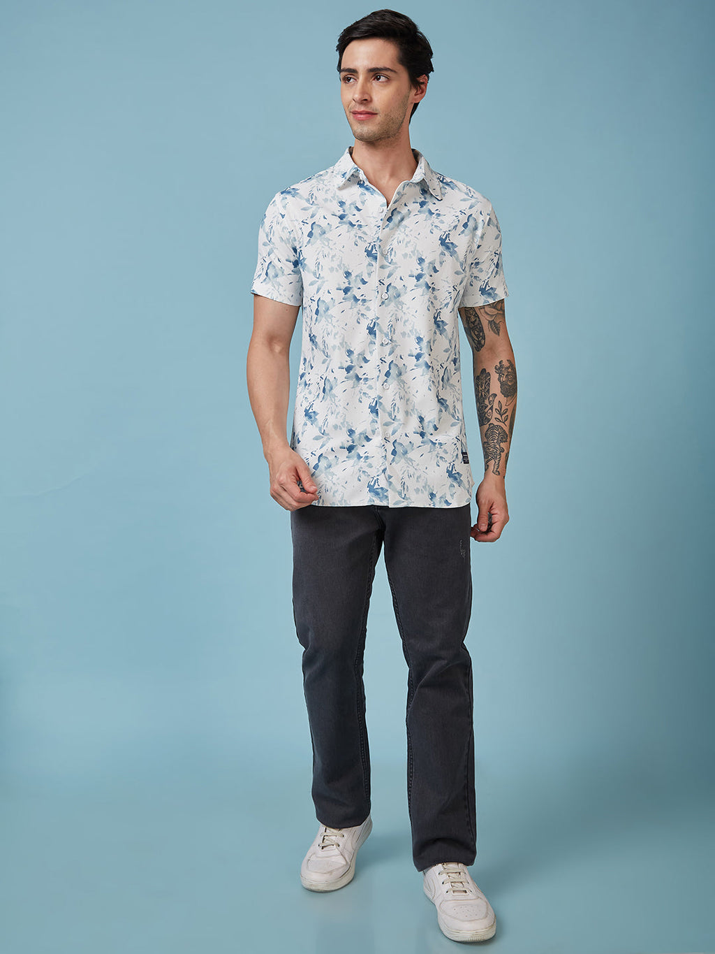 Men's Printed Half Sleeves Shirt