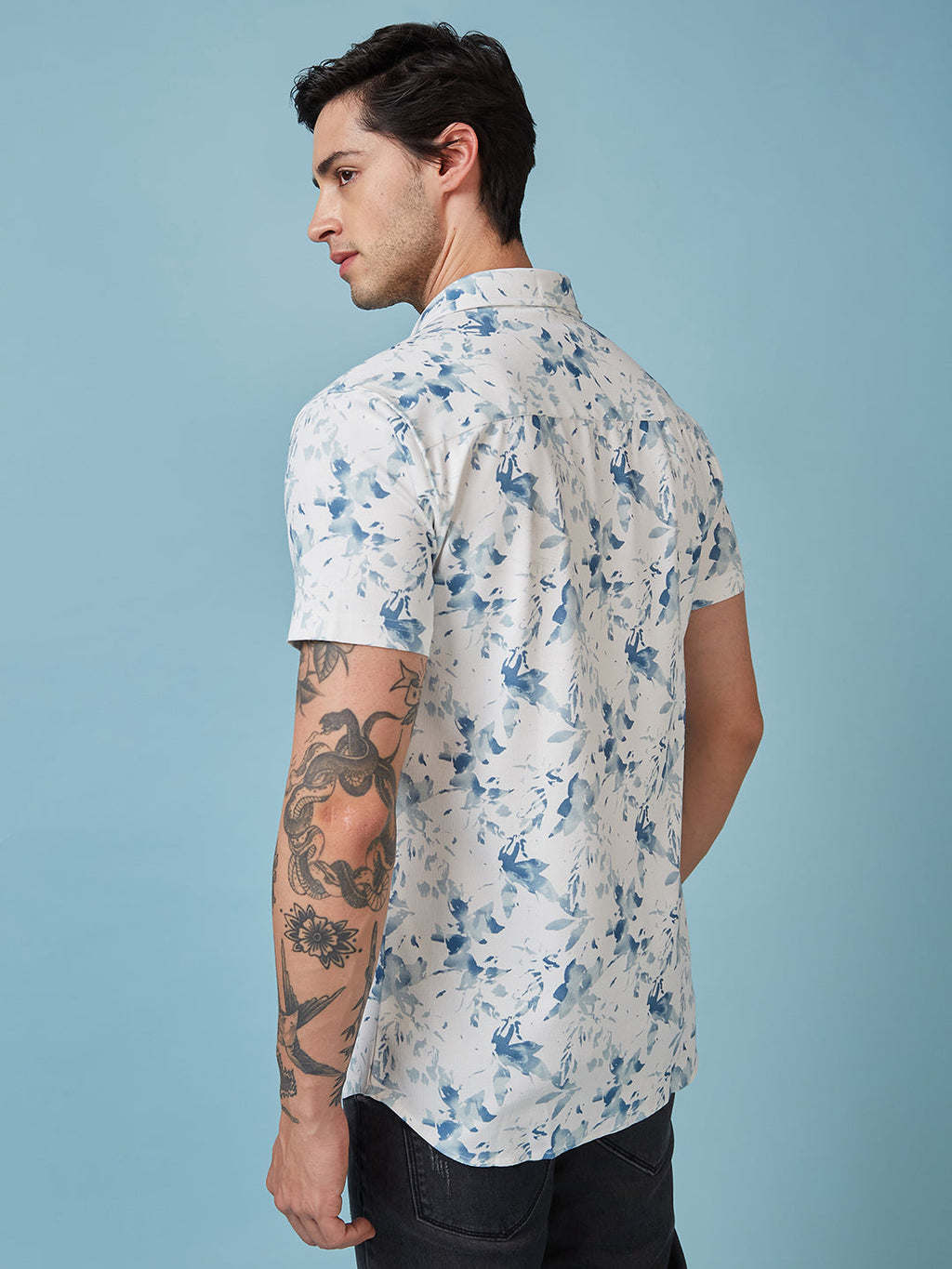 Men's Printed Half Sleeves Shirt