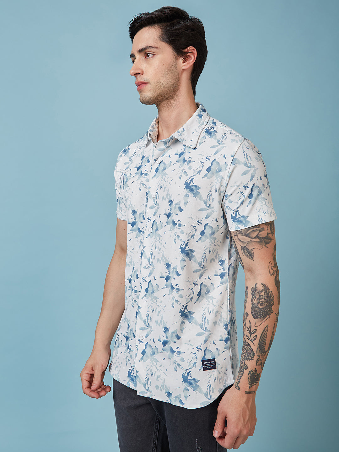 Men's Printed Half Sleeves Shirt Secondary image