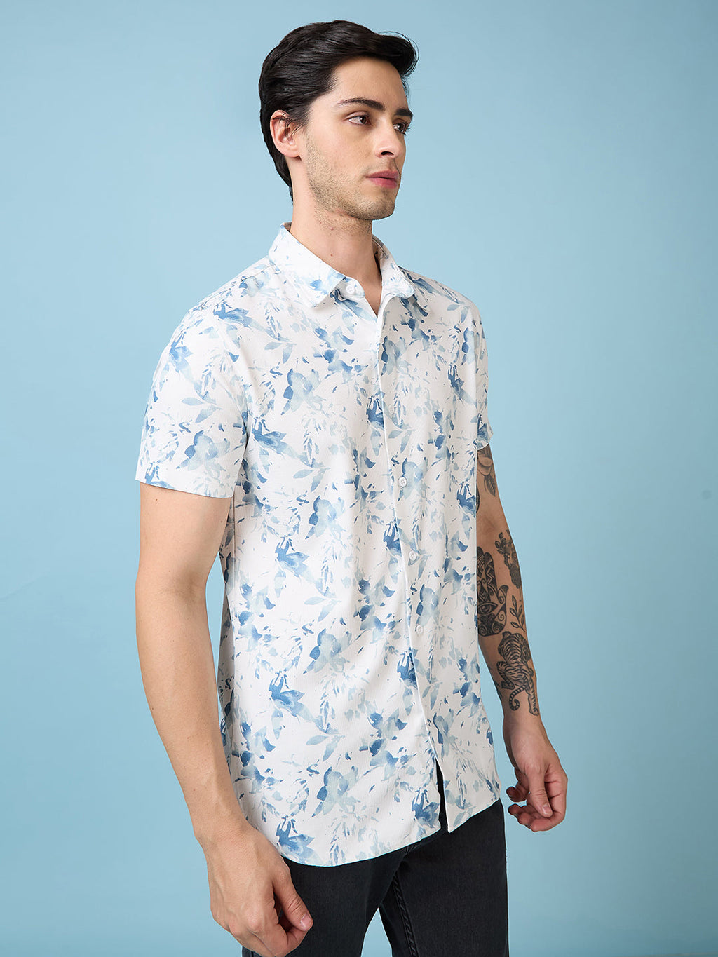 Men's Printed Half Sleeves Shirt