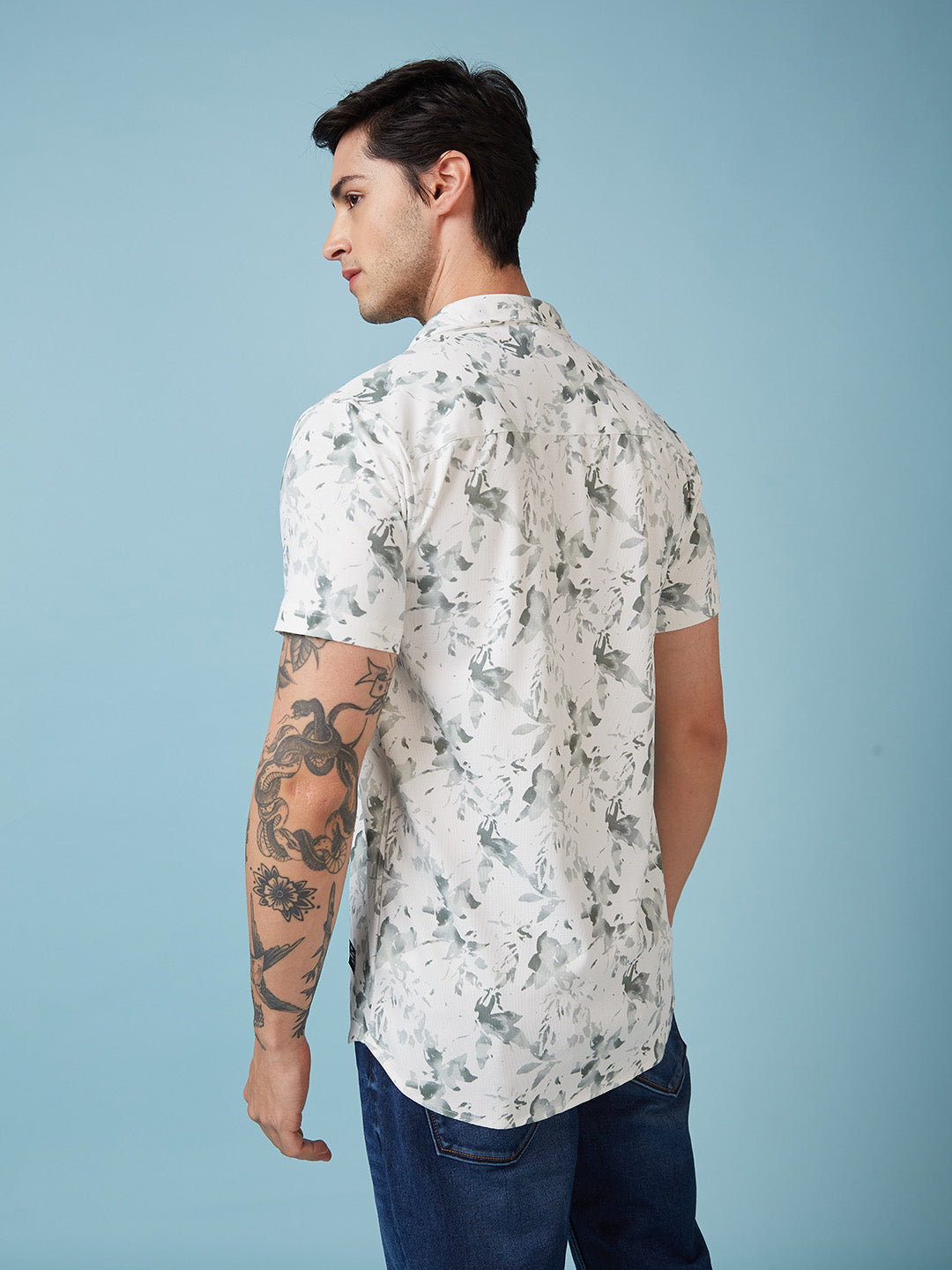 Men's Printed Half Sleeves Shirt