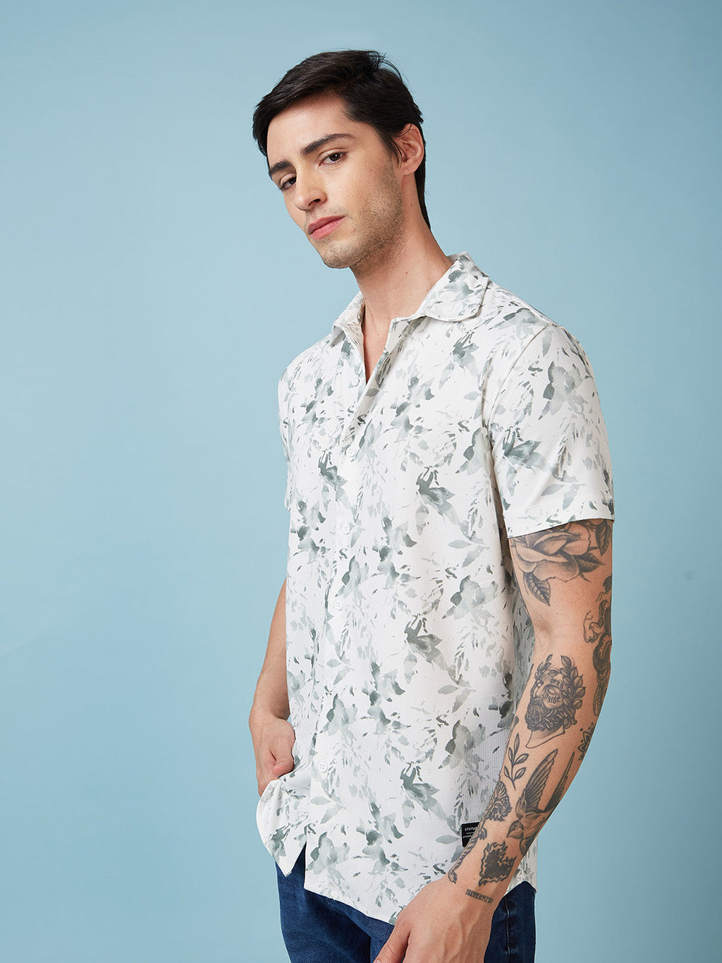 Men's Printed Half Sleeves Shirt