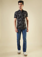Mens Abstract Printed Regular Fit Shirt
