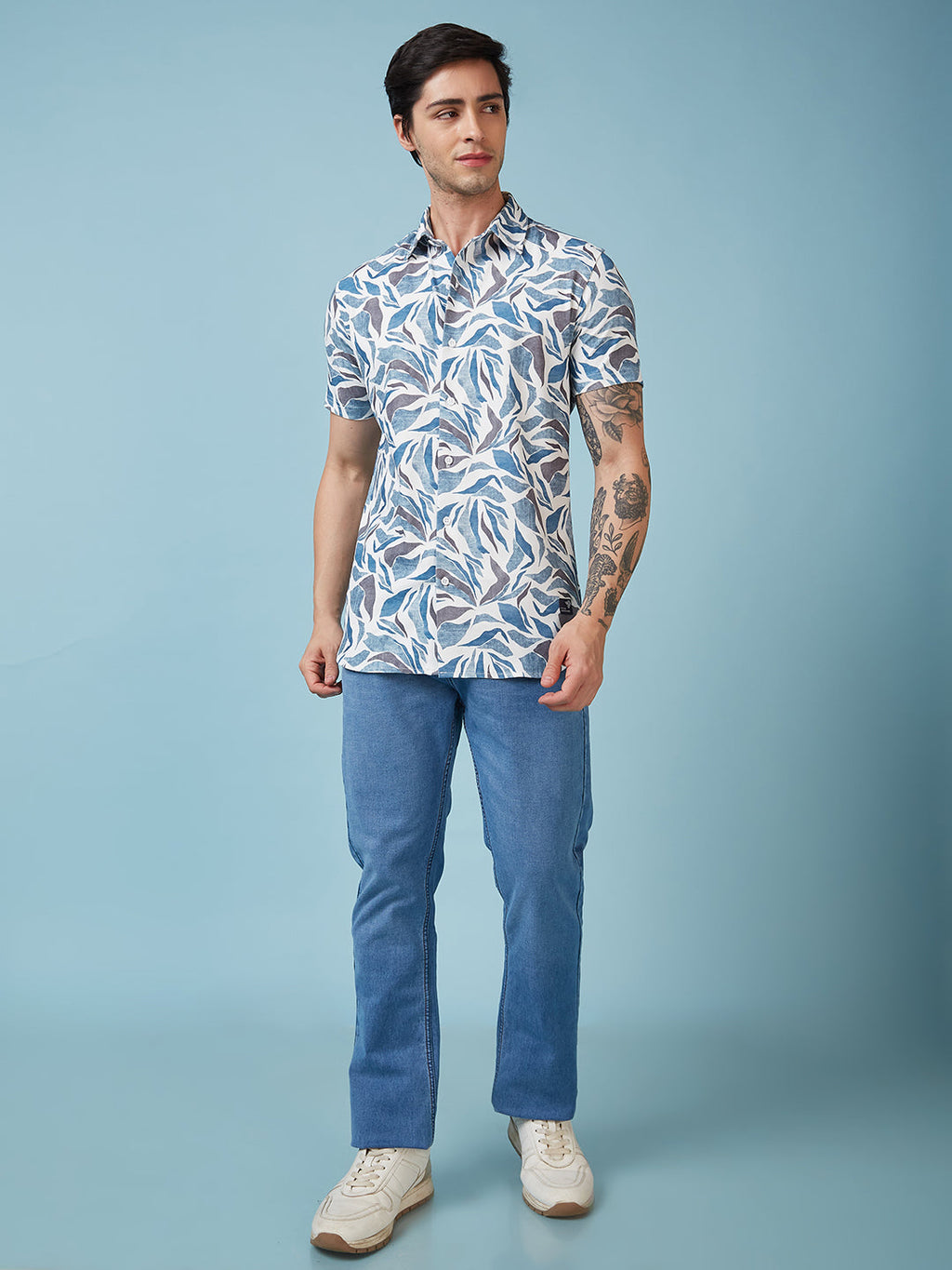 Men's Printed Half Sleeves Shirt