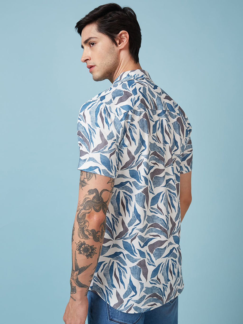 Men's Printed Half Sleeves Shirt