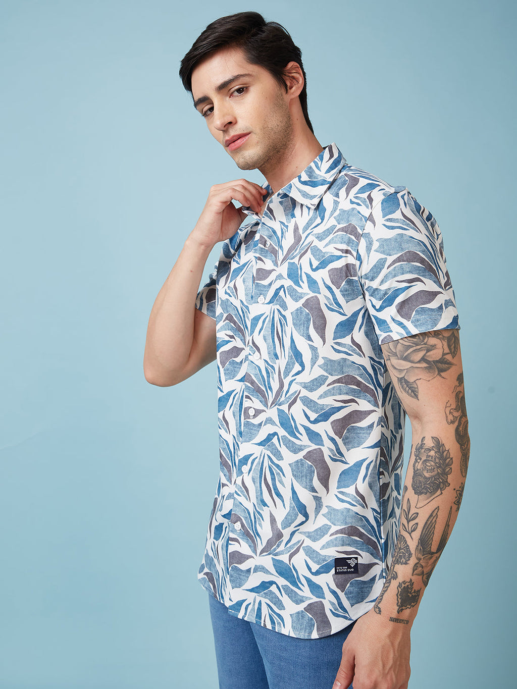 Men's Printed Half Sleeves Shirt