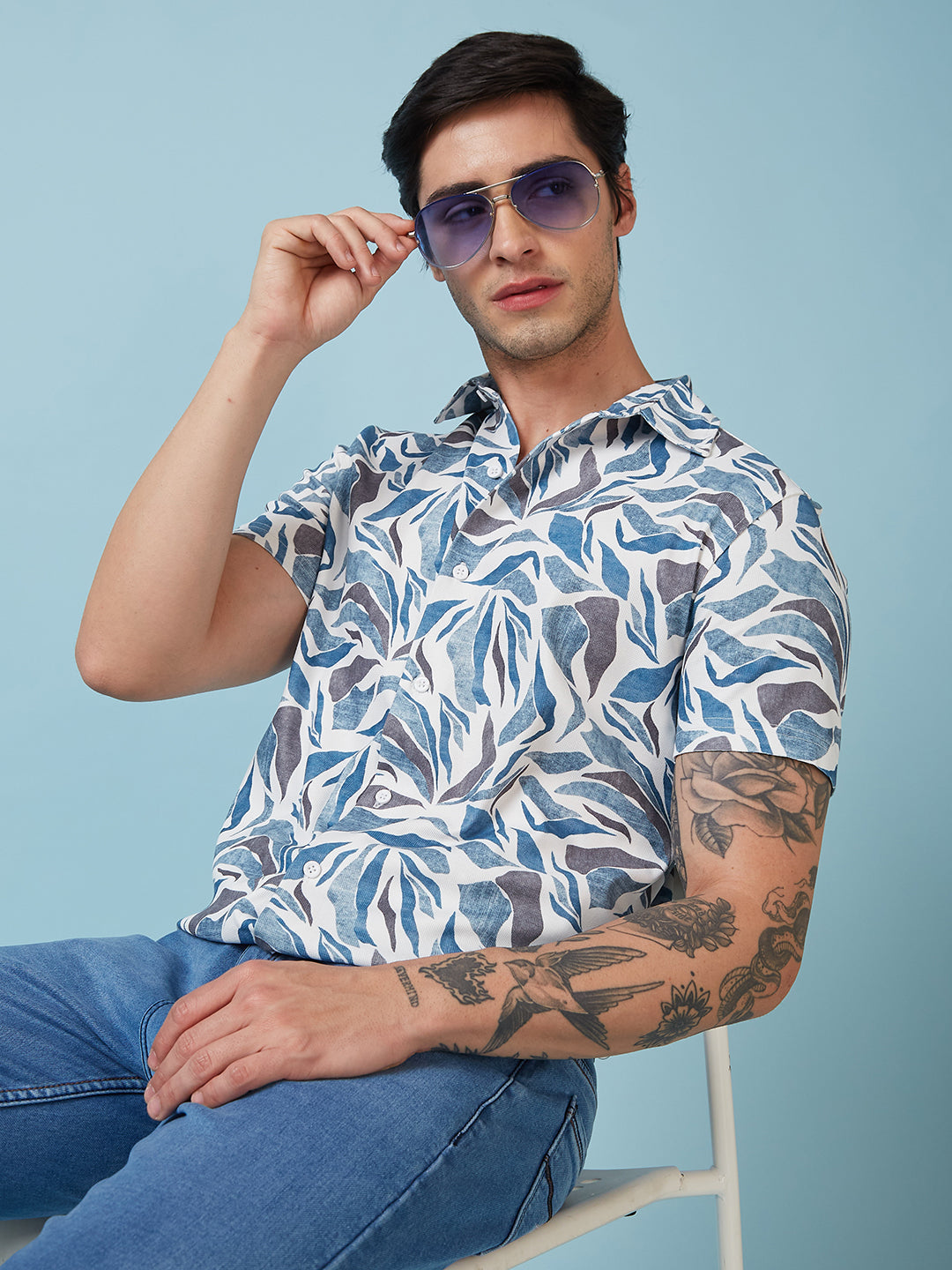 Men's Printed Half Sleeves Shirt