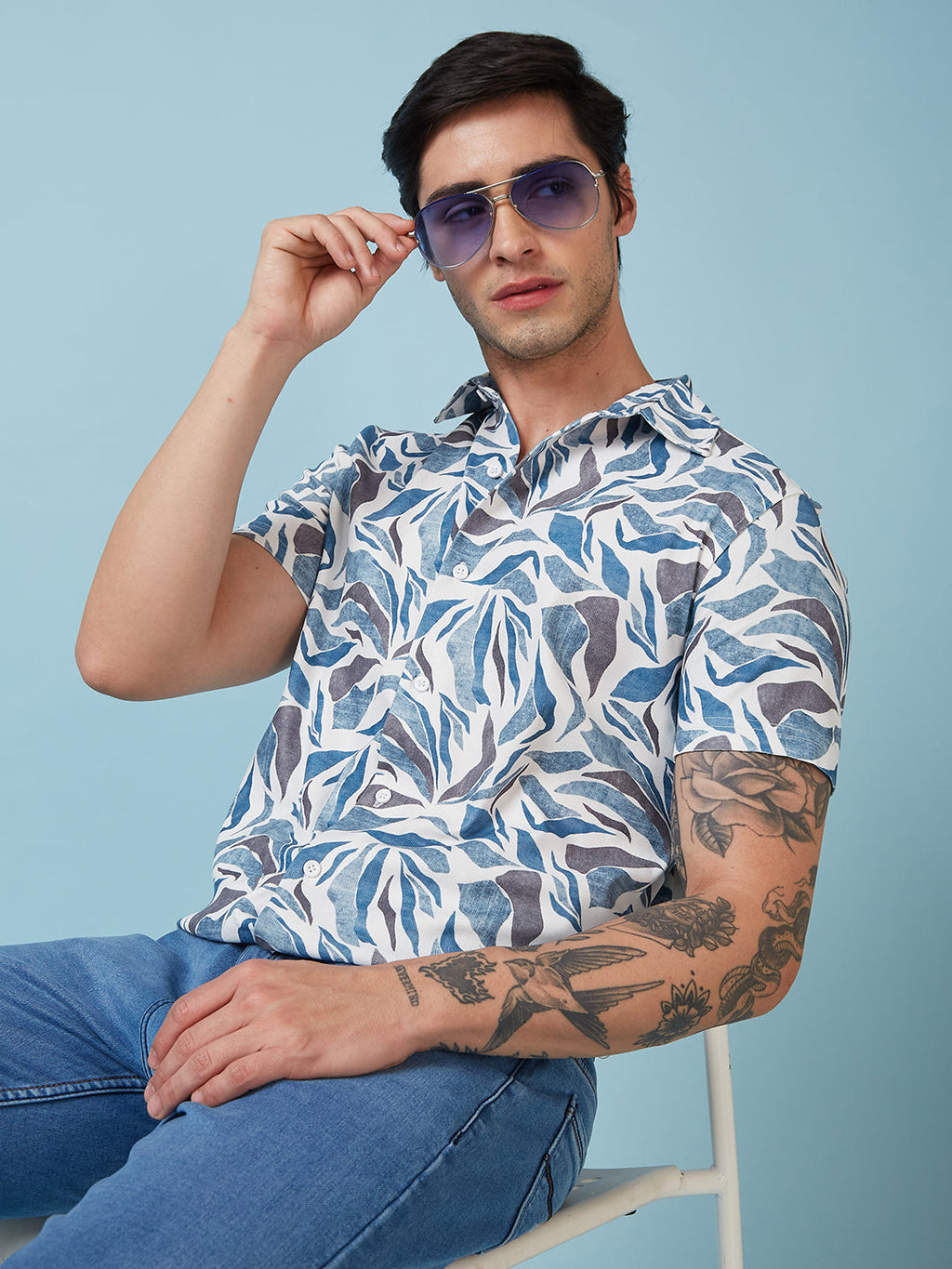 Men's Printed Half Sleeves Shirt