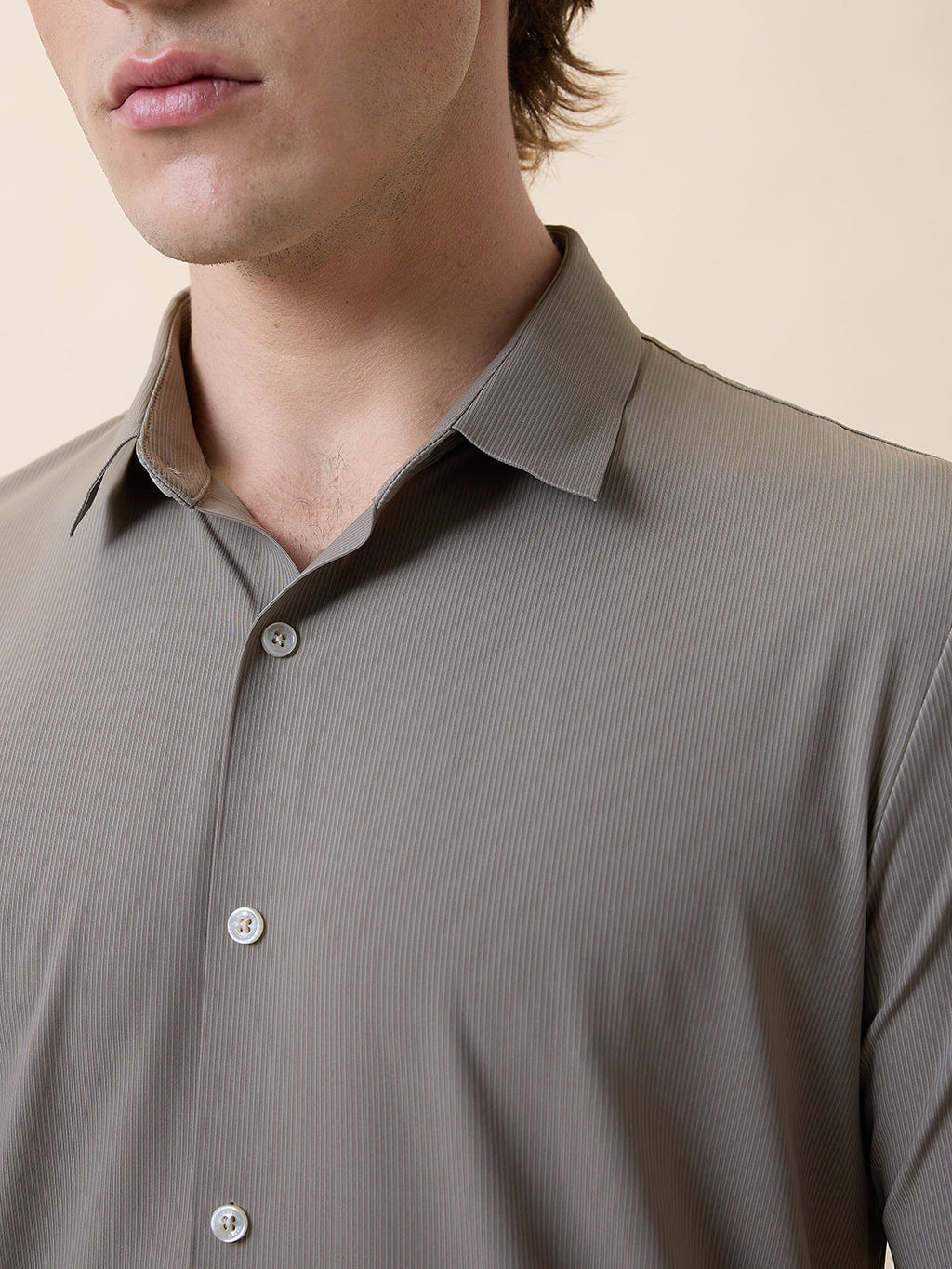 Men's Premium Solid Polo Collar Half Sleeves Regular Fit Shirt