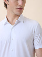 Mens Premium Solid Polo Collar Half Sleeves Regular Fit Shirt