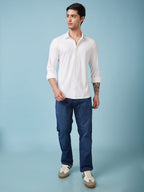 Men's Solid Full Sleeves Premium Shirt