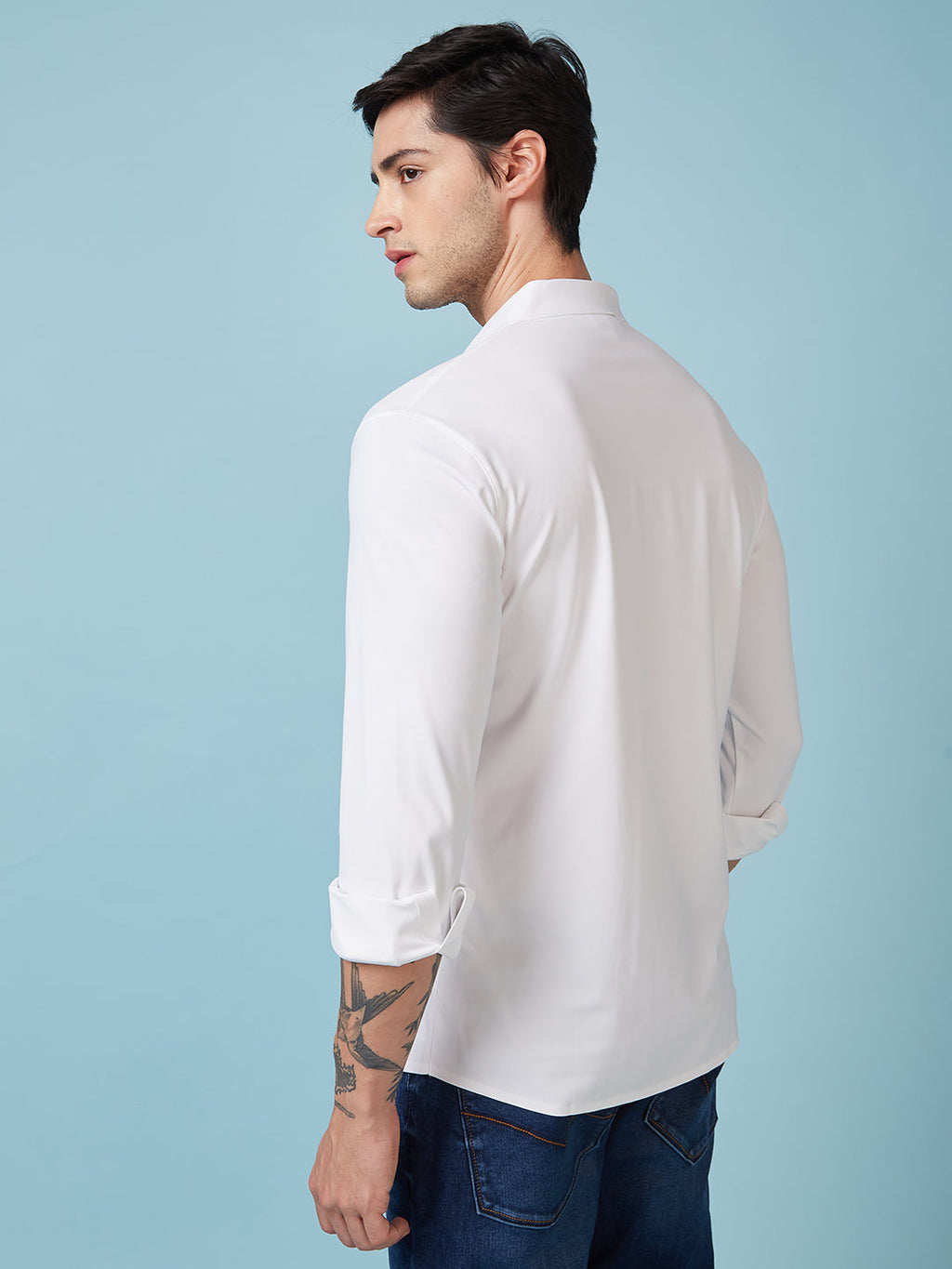 Men's Solid Full Sleeves Premium Shirt