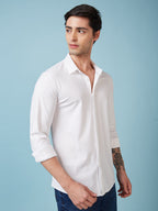 Men's Solid Full Sleeves Premium Shirt