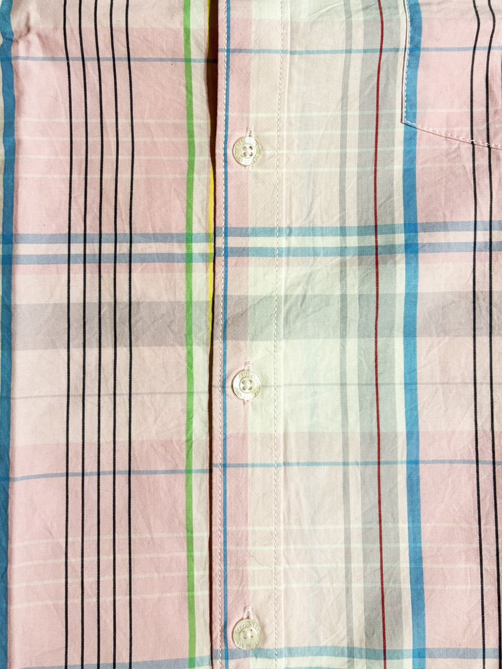 Pastel Pink Multi-Check Shirt