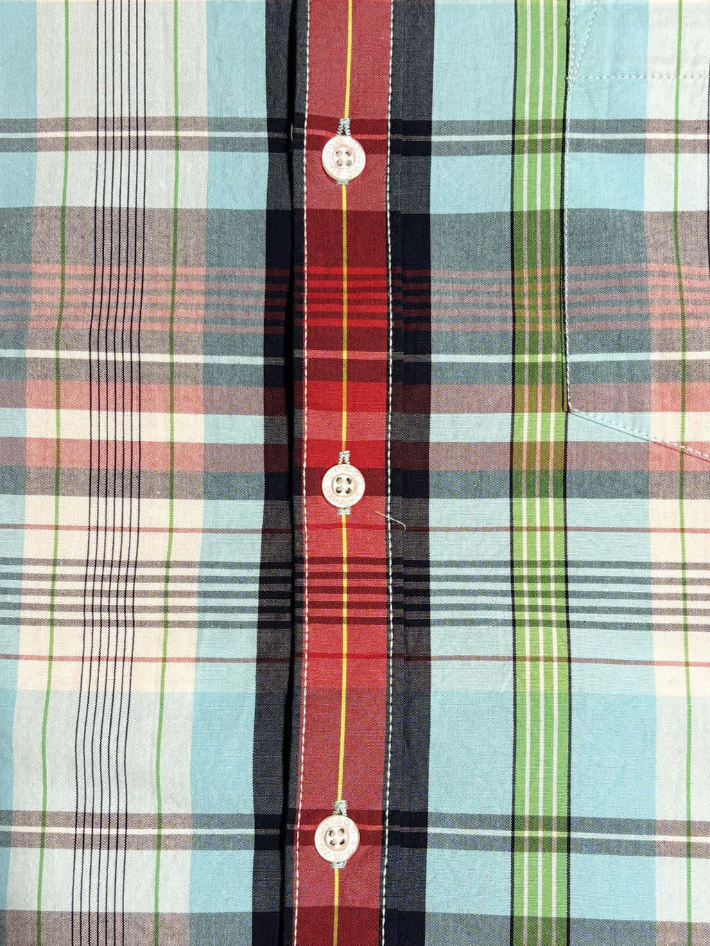 Light Blue Multi-Check Half Sleeve Shirt